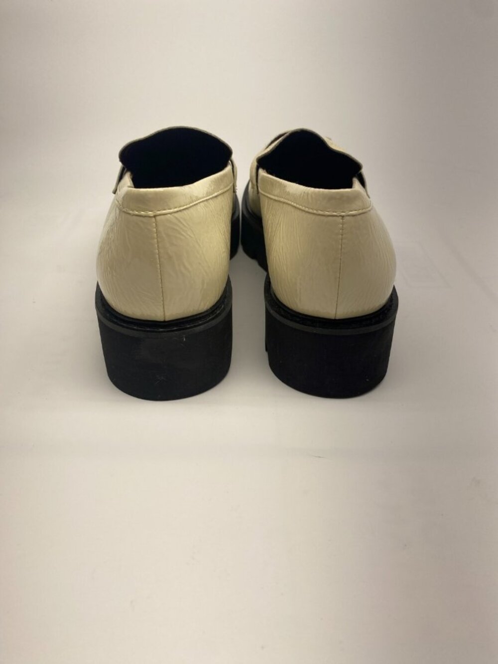 Franco Sarto Womens Linzer Ivory Tassle Loafer Sz 9 View 6